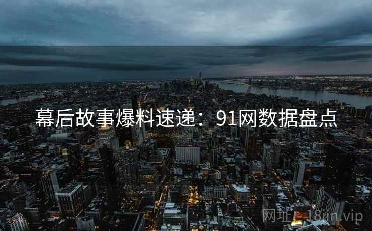 幕后故事爆料速递：91网数据盘点